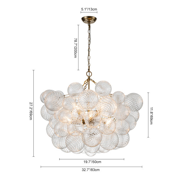 Joss &amp; Main 8 - Light Unique/Statement Tiered Chandelier &amp; Reviews ...